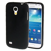 Чехол силиконовый полупрозрачный для Samsung Galaxy S IV mini / i9190 - черный