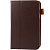 Чехол кожаный с держателем для Samsung Galaxy Tab 3 (7.0) / P3200 - коричневый