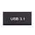 Адаптер Type-C / USB-C Female to USB 3.0 Female