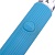 Монопод телескопический с кнопкой и держателем для смартфонов (палка для селфи) цвет синий